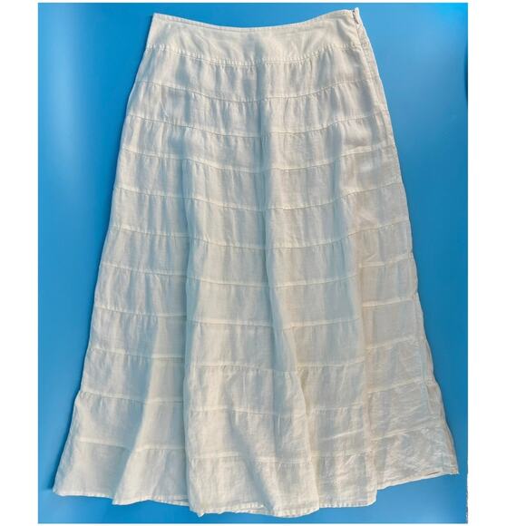Talbots Irish linen midi skirt - Picture 1 of 6